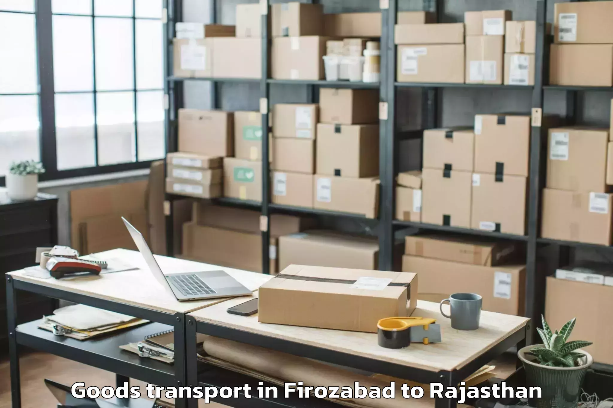 Get Firozabad to Beawar Goods Transport